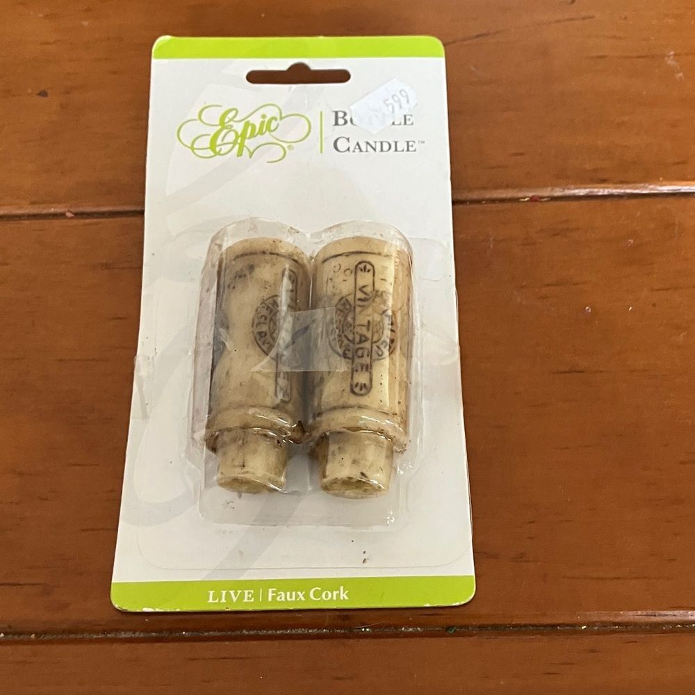 New Package of Epic Wine Bottle Cork Candles